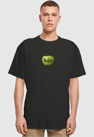 Merchcode T-Shirt 'Beatles - Apple' in Schwarz: predná strana