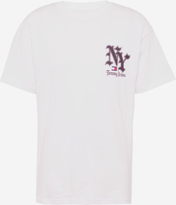 Tommy Jeans Μπλουζάκι 'NY GRUNGE' σε λευκό: μπροστά