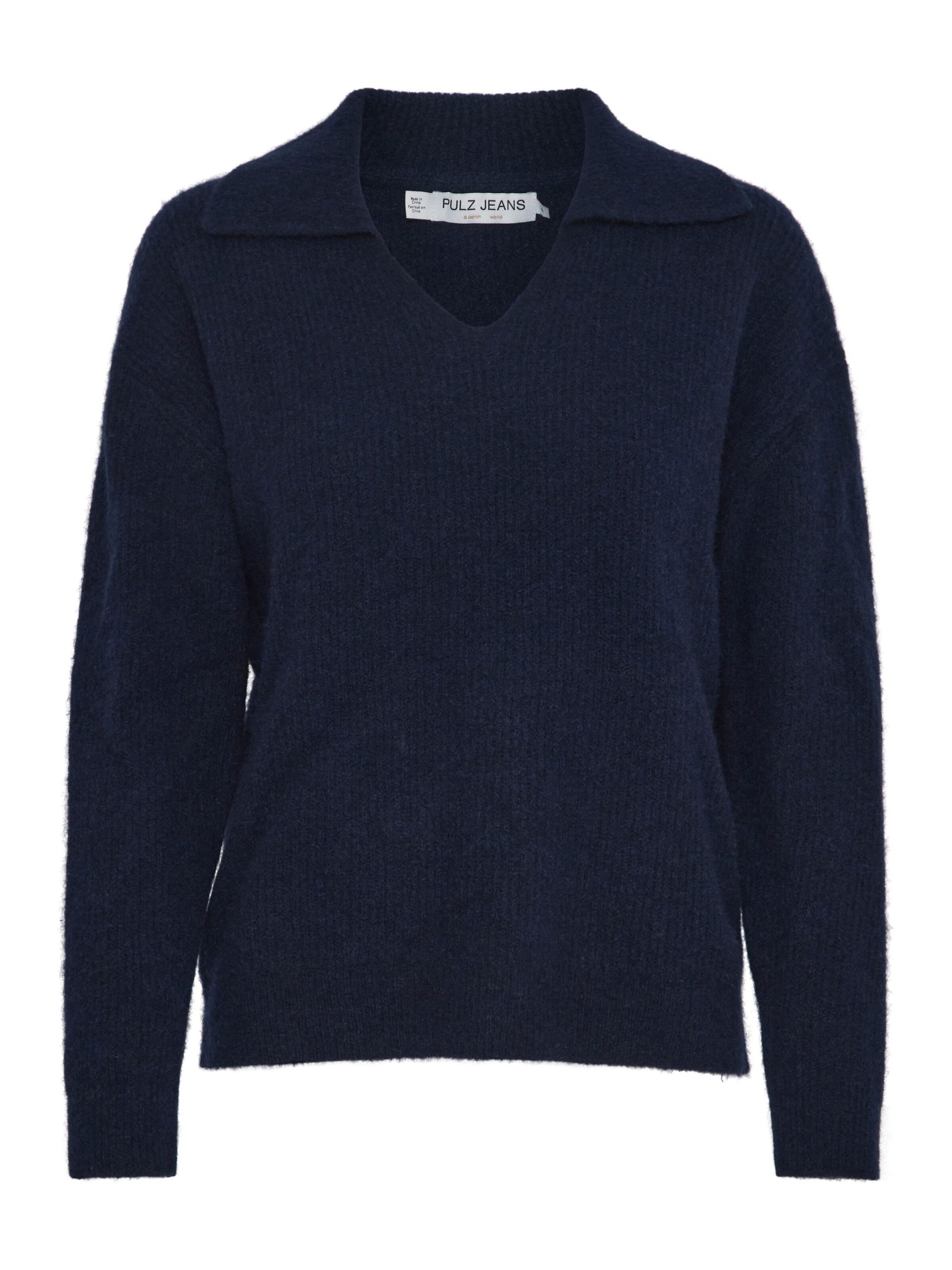 PULZ Jeans Pullover 'Astra' in Blau: Vorderseite