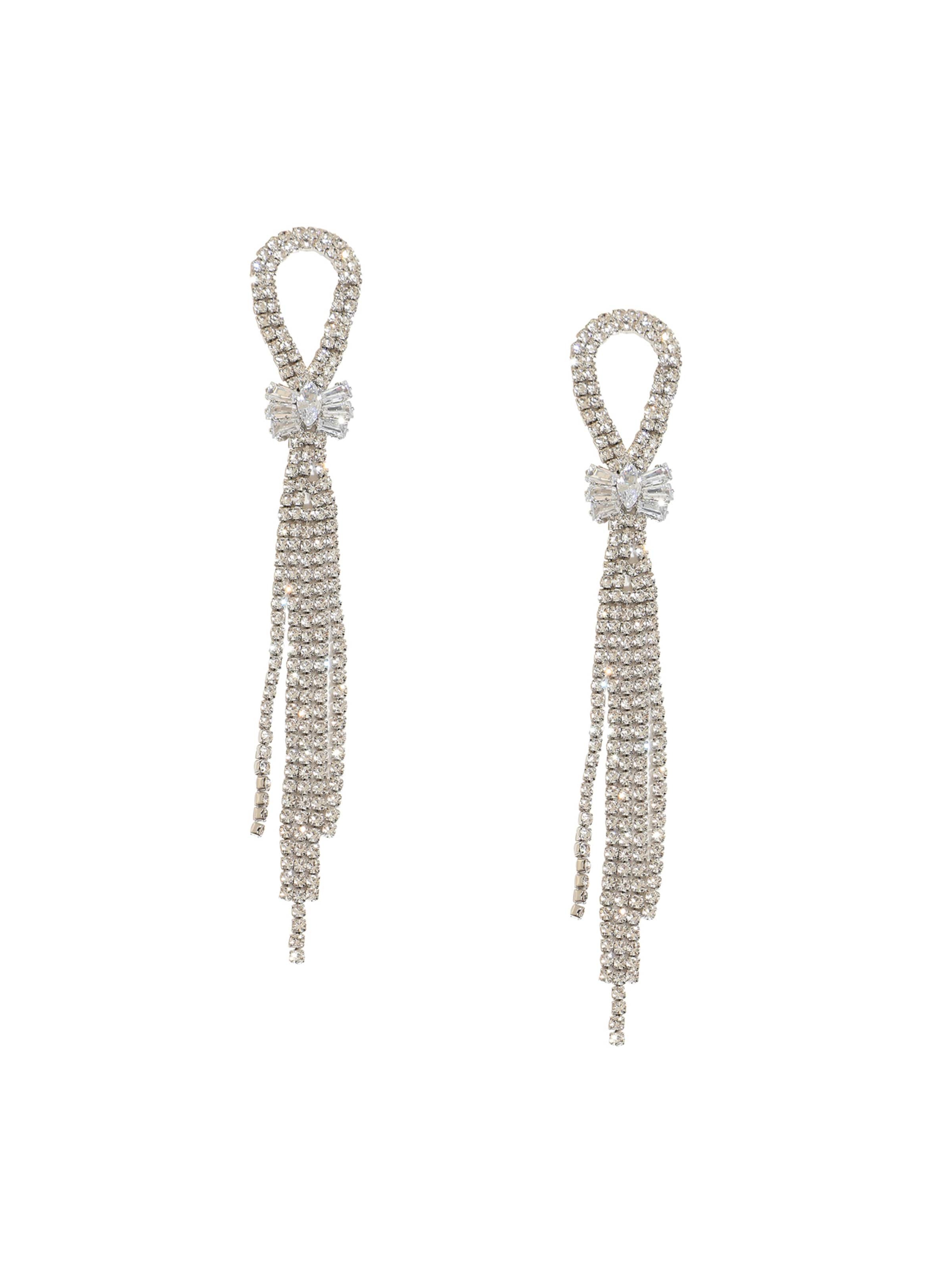 SOHI Earrings ' Edytha ' in Silver: front