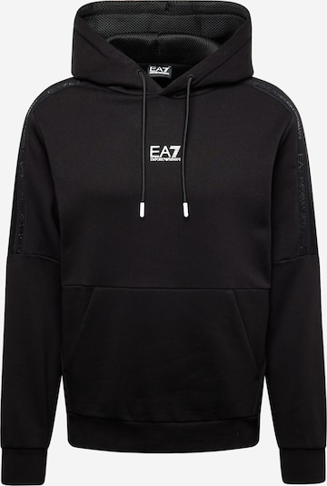 EA7 Emporio Armani Sudadera en negro / blanco, Vista del producto