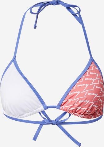 Tommy Hilfiger Underwear Triangle Bikini Top in Blue: front