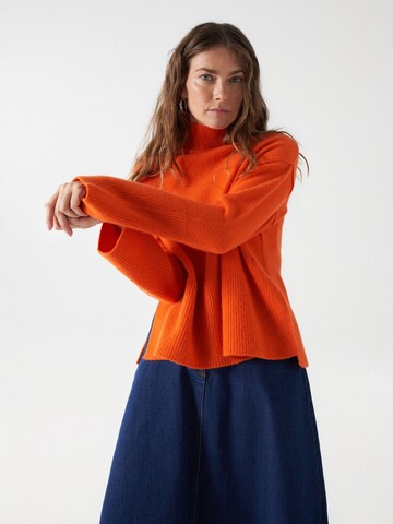 Pull-over Salsa Jeans en orange : devant
