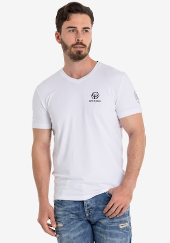 CIPO & BAXX Shirt in White: front