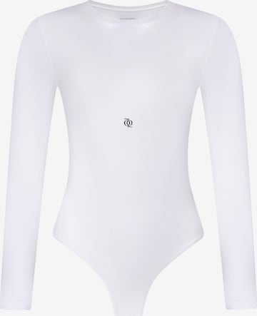 GOD SAVE QUEENS Bodysuit 'Second Skin' in Beige: front