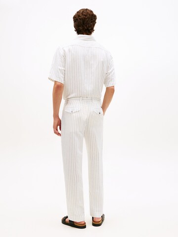 TOMMY HILFIGER Loose fit Trousers with creases in White