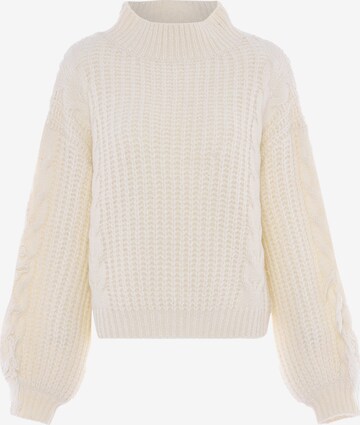 Sookie Sweater in White: front