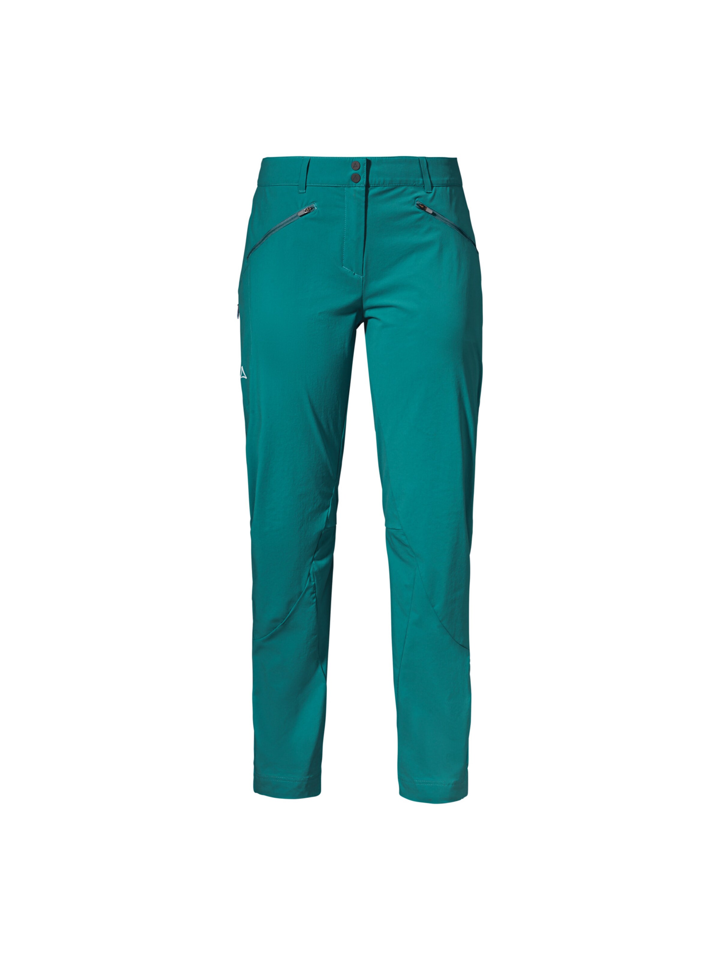 Schöffel Tapered Outdoorbroek 'Hestad L ' in Groen: voorkant