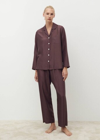MANGO Pajama Shirt 'Habo' in Purple