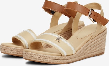 TOMMY HILFIGER Sandale in Beige