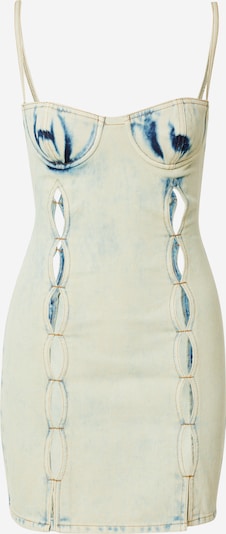 Chiara Ferragni Robe d’été en bleu foncé / vert pastel, Vue avec produit