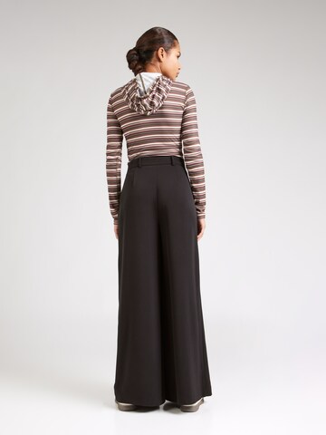 King Louie Wide Leg Hose 'Marnie Fanna' in Schwarz
