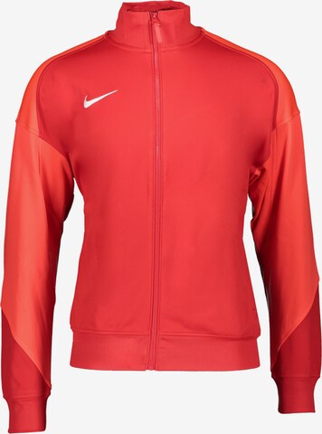 NIKE Athletic Jacket in Red: front