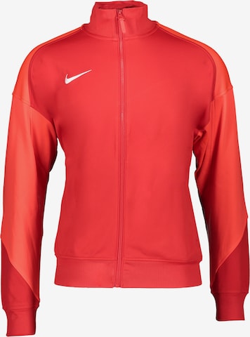 NIKE Athletic Jacket in Red: front