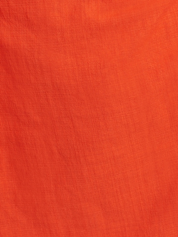 Calli - Vestidos camiseiros 'FELIX' em laranja