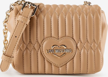 Sac à bandoulière 'Bubbly Love' Love Moschino en marron : devant