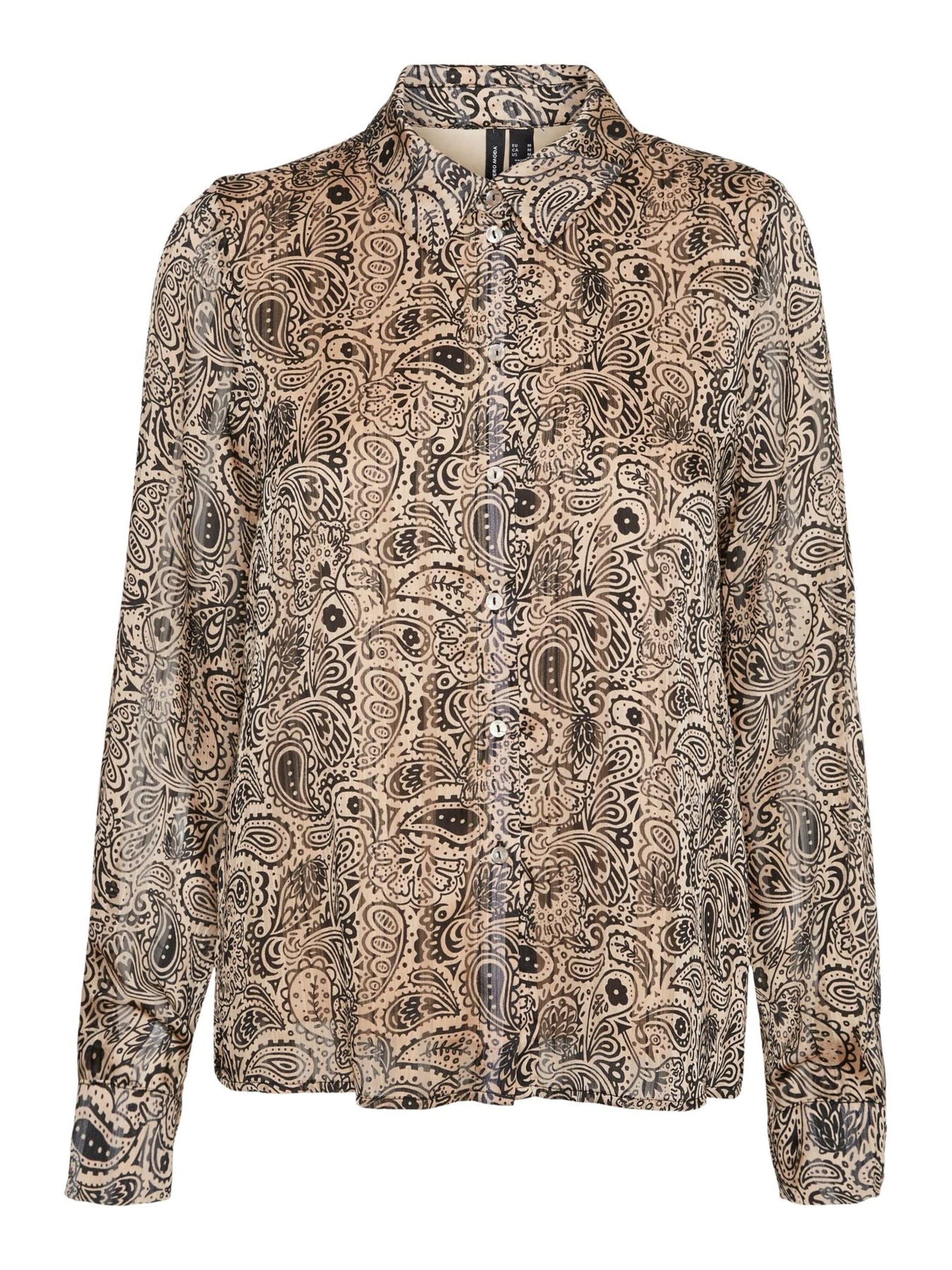 VERO MODA Bluse i beige: forside