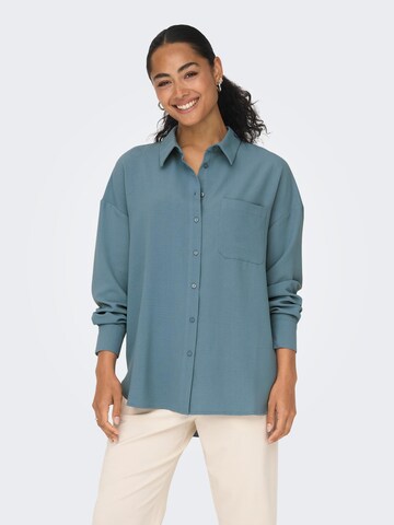 Camicia da donna 'METTE' di ONLY in blu: frontale