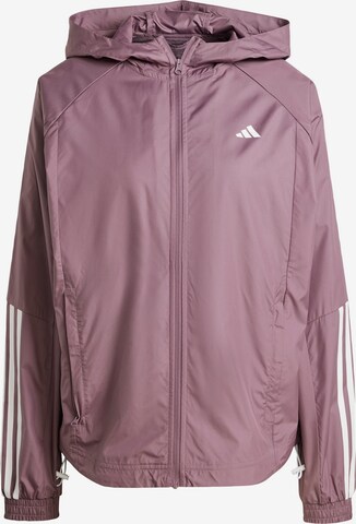 ADIDAS PERFORMANCE Athletic Jacket 'Hyperglam' in Purple: front