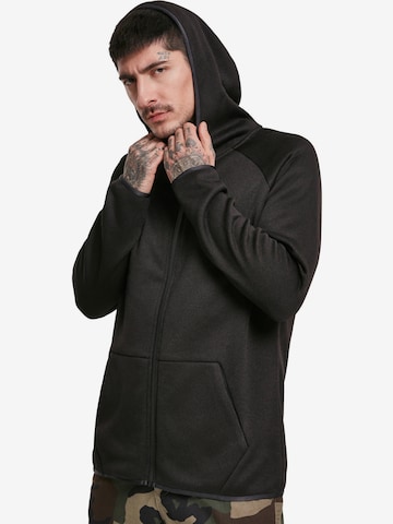 Urban Classics Fleece jas in Grijs: voorkant