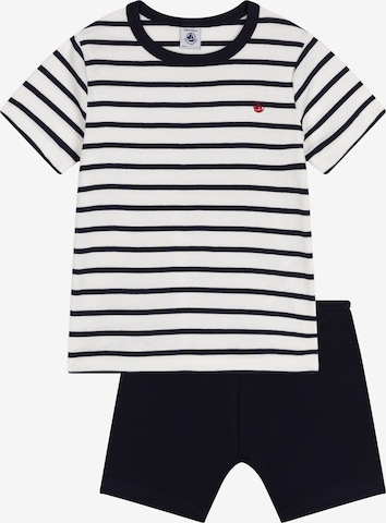PETIT BATEAU Setti värissä sininen: etupuoli