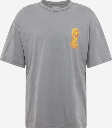 JACK & JONES T-Shirt 'JORMELT' in Grau: predná strana