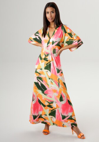 Aniston SELECTED Summer Dress in Mixed colors