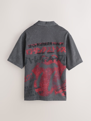 Coupe regular Chemise 'The Rolling Stones' Next en gris