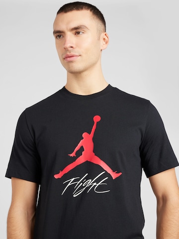 Tricou 'JUMPMAN FLIGHT' de la Jordan pe negru