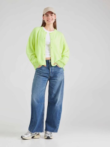 AMERICAN VINTAGE Gebreid vest 'DAMSVILLE' in Geel