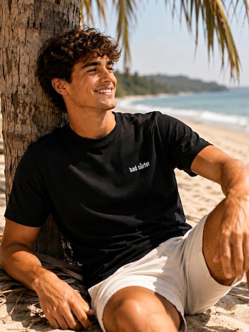 T-Shirt Bad Surfer en mélange de couleurs