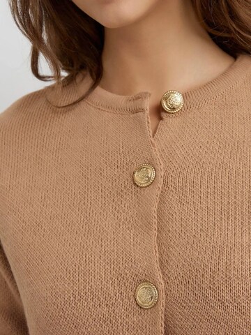 Hiccup Strickjacke in Braun