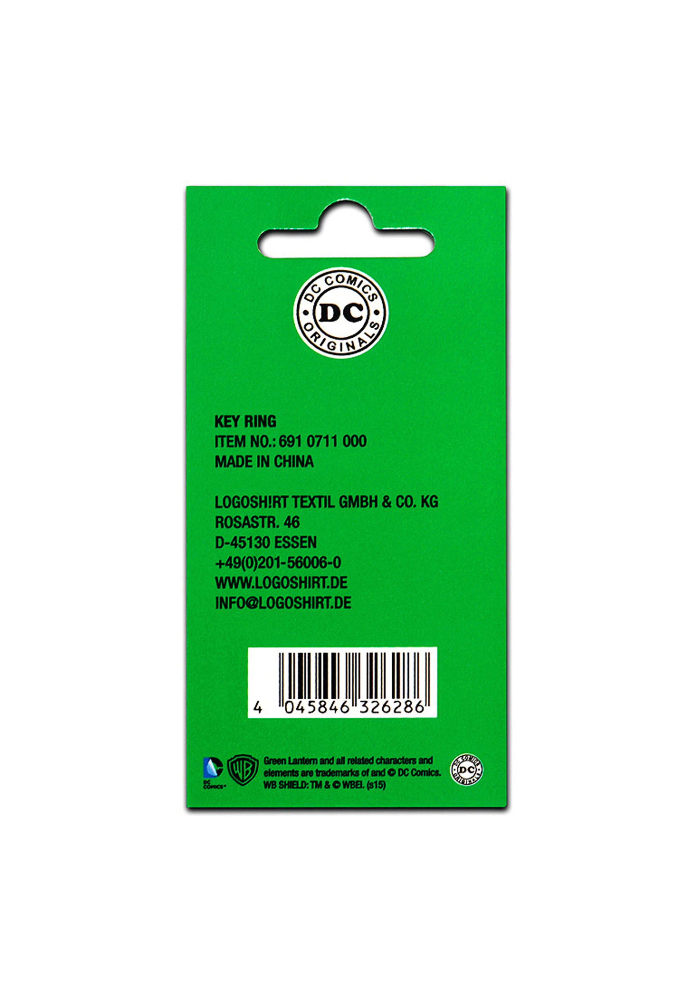 LOGOSHIRT Schlüsselanhänger in Grün
