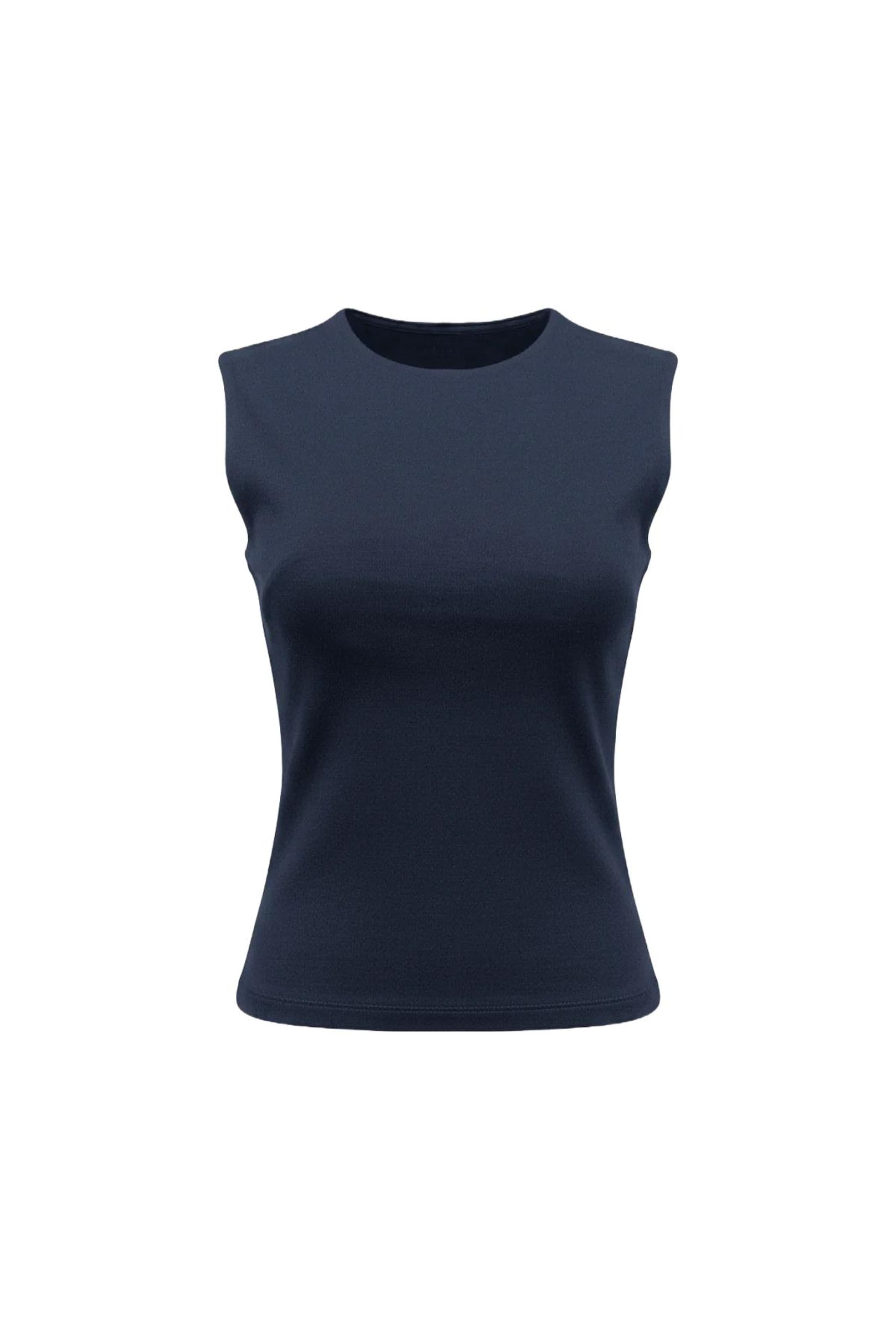 No Matter What Top in Blauw: voorkant