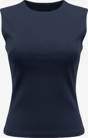 No Matter What Top in Blauw: voorkant