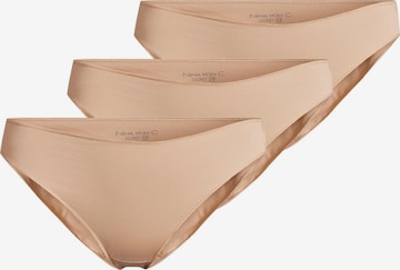 Nina von C. Slip 'Secret' in Braun: Vorderseite