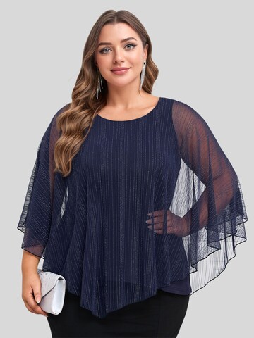 LapaPlus Blouse in Blauw