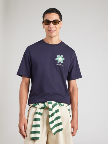 Les Deux - Camiseta 'Flower Basket' en azul