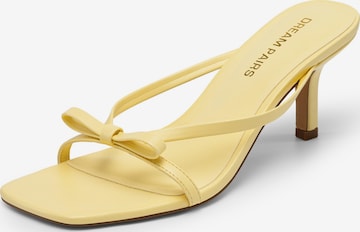 Dream Pairs Pantolette in Gelb: Vorderseite