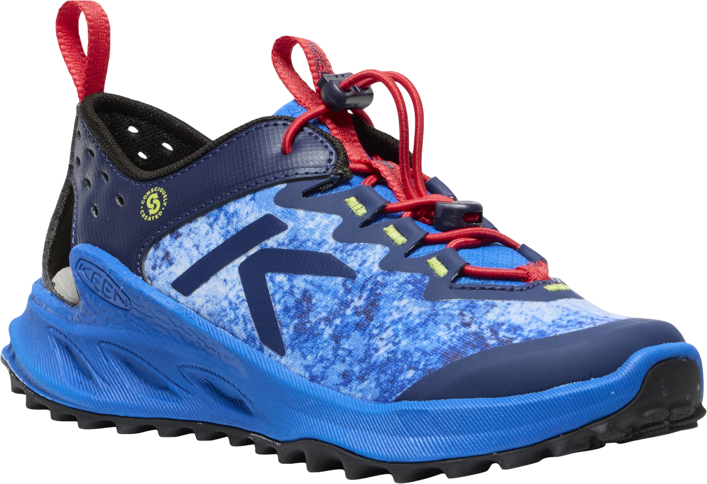 KEEN Outdoorsandale in Blau: Vorderseite