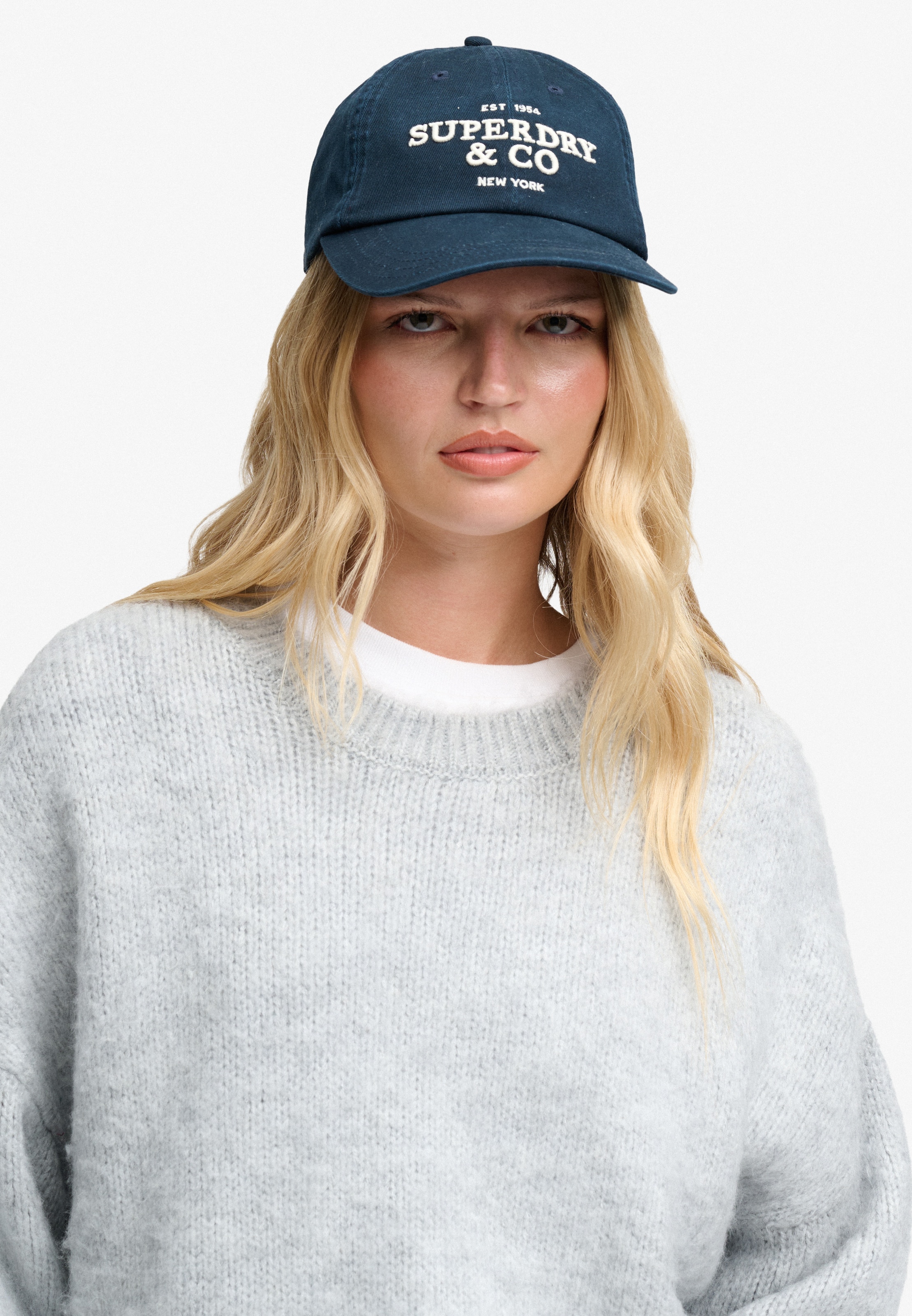 Superdry & Co Pet in Blauw: voorkant