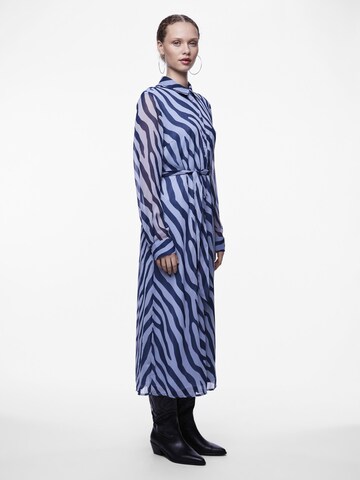 PIECES Blusenkleid 'JALLA' in Blau