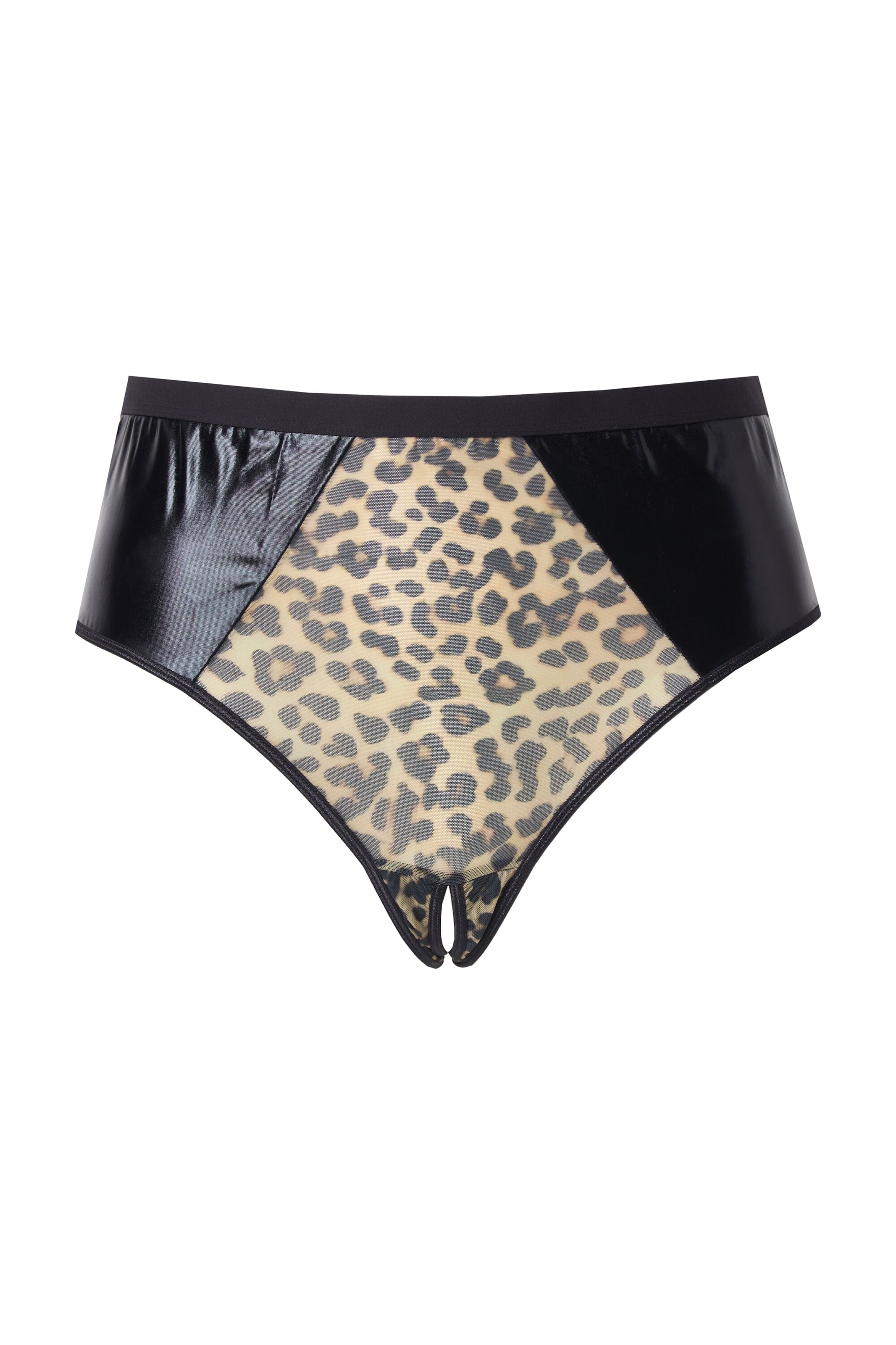 Ulla Popken Thong in Black: front