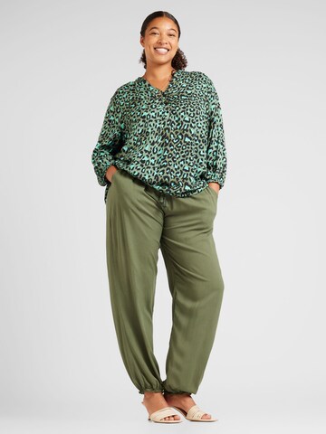 ONLY Carmakoma Blouse 'CARBABOOST' in Green