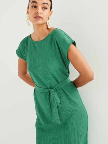 WE Fashion Jurk in Groen: voorkant