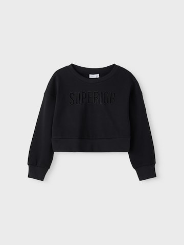 NAME IT Sweatshirt 'ONORTHERN' i svart