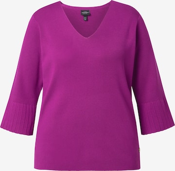 Ulla Popken Pullover in Lila: Vorderseite