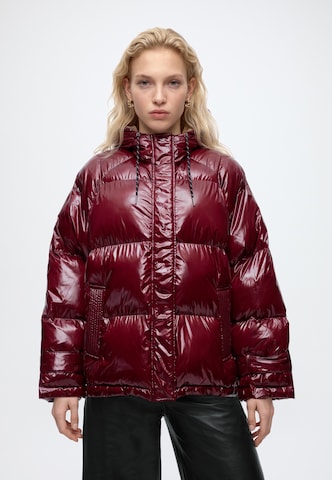Lollys Laundry Winter jacket 'Shelby' in Red: front