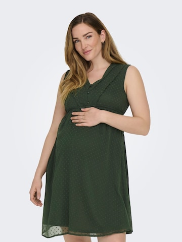 Only Maternity Kleid 'Mama' in Grün: predná strana