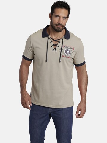 Jan Vanderstorm Shirt 'Faste' in Beige: voorkant